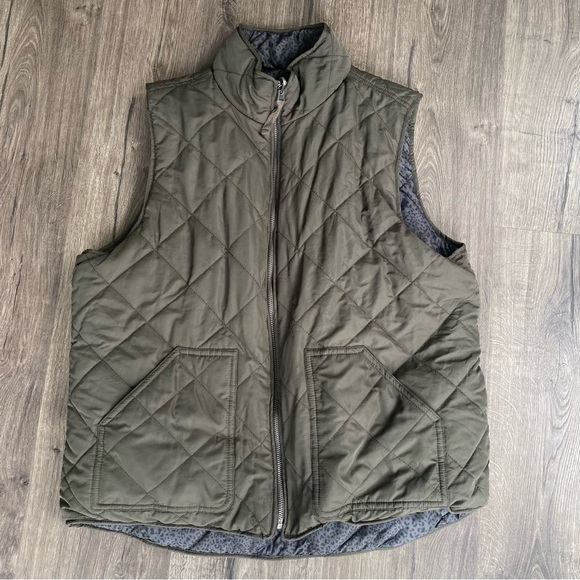 Thread & Supply Jackets & Blazers - Thread & Supply Reversible Green Quilted Vest